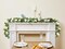 2 Pack 5.91Ft Artificial Eucalyptus Flower Garland with White Roses